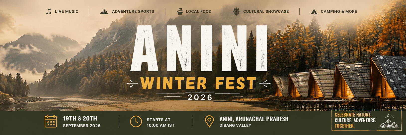 Anini Winter Fest 2026, Music, Culture, Anini Winter Fest Ground, Anini, Dibang Valley, Arunachal Pradesh