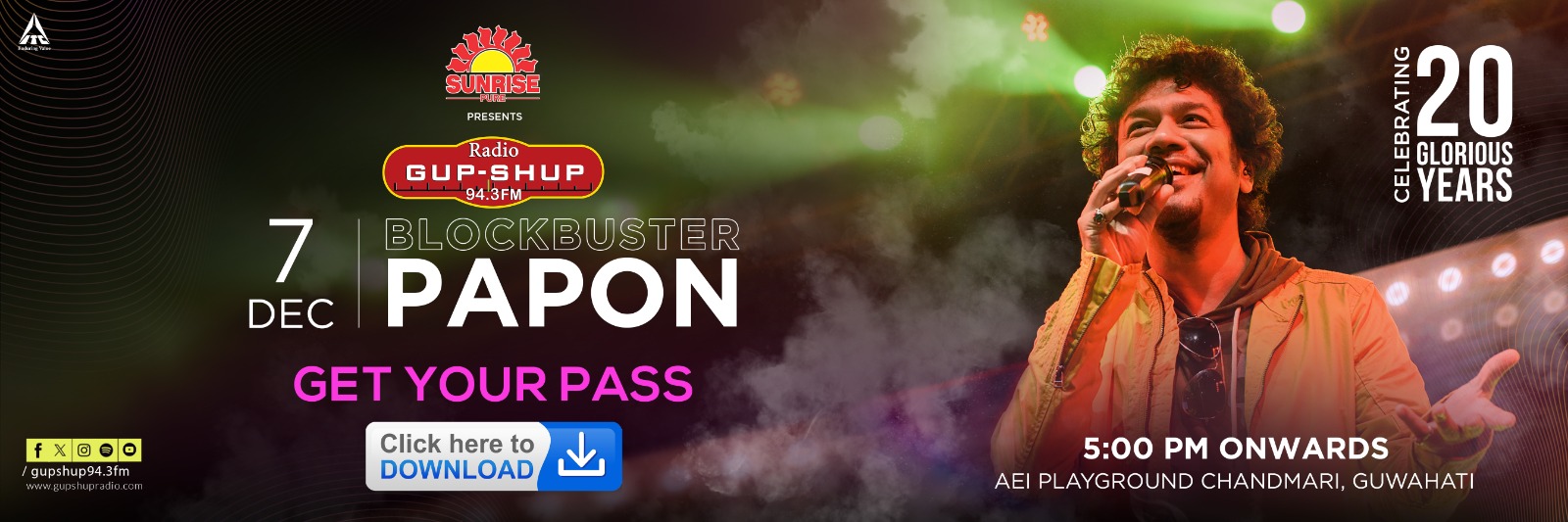 Blockbuster Papon, Music Event, AEI Playground, Chandmari, Guwahati