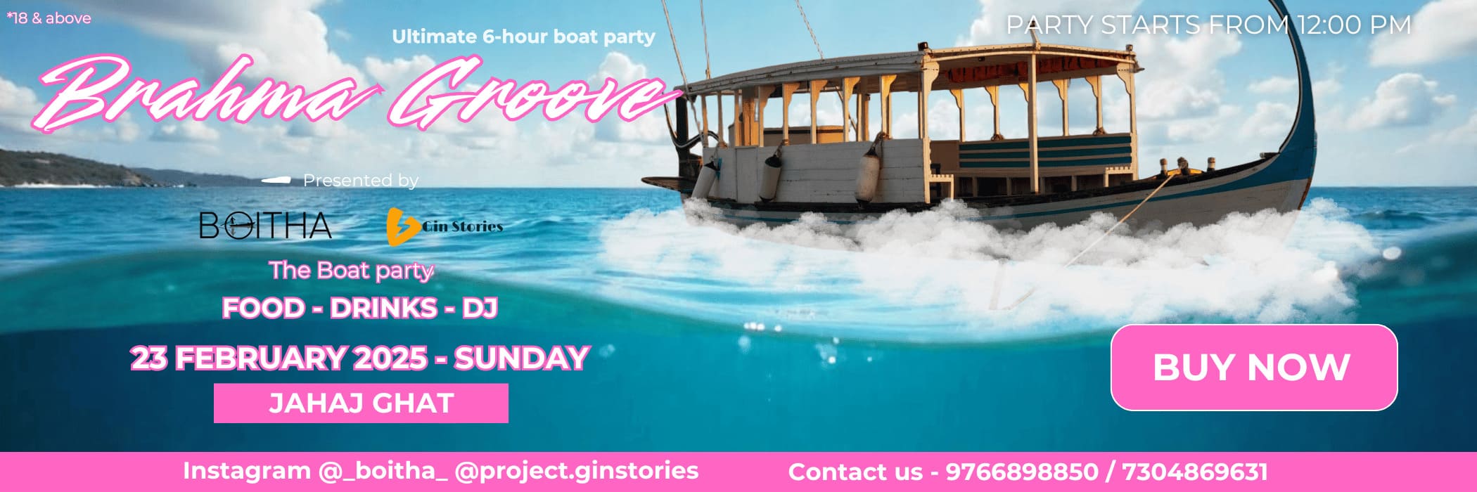 Brahma Groove, Boat Party, Jahaj Ghat, Tezpur