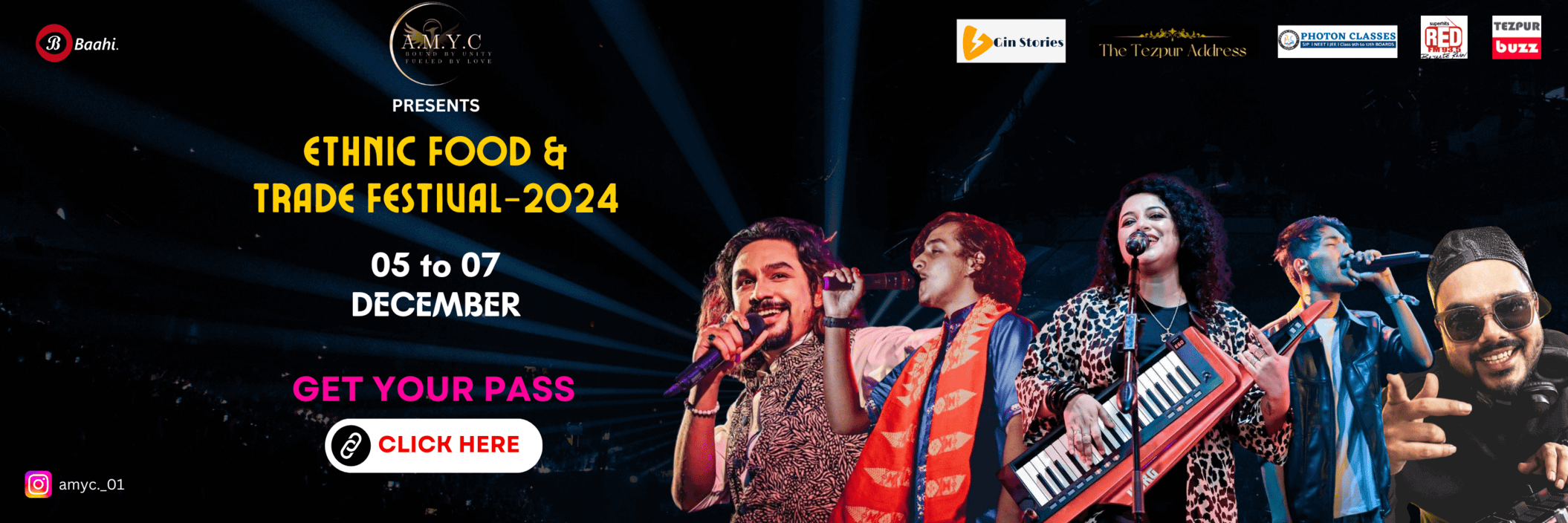 Ethnic Food & Trade Festival - 2024, Food & Music, Collegiate Field, Tezpur