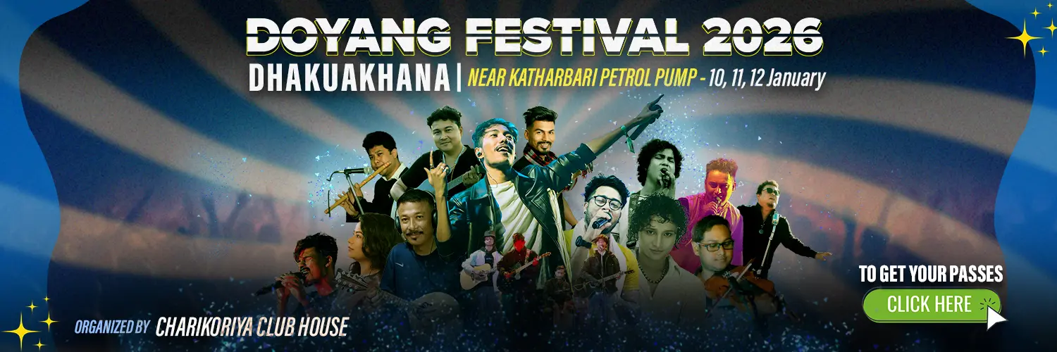 Doyang Festival 2026, Live Music, Foods, Camping, Bonfire, Near Katharbari Petrol Pump, Dhakuakhana